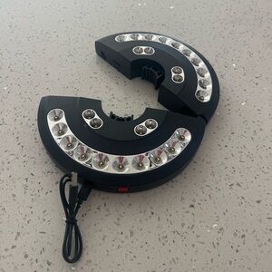 Black LED Patio Umbrella Light